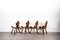 Brutalist Oak Chairs, 1960s, Set of 4, Image 19