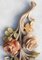 Appliques Murales Rose Flower Vintage en Bois Sculpté, Italie, 1970, Set de 2 7