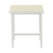 Herringbone Tile Side Table in White Steel by Warm Nordic 1