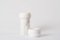 Calacatta Octans Candleholders by Dan Yeffet, Set of 2 2