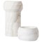 Calacatta Octans Candleholders by Dan Yeffet, Set of 2 1