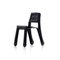Schwarzer Skulpturaler Stuhl aus Carbon Steel von Zieta 2