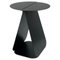 Youmy Round Black Side Table by Mademoiselle Jo 1