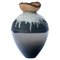 Smoke and White Butterfly Stacking Vase by Pia Wüstenberg, Image 1