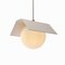 Twain Ex Pure White Suspended Light by Lexavala 3