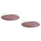 Bordeaux Touched E Trays by Mason Editions, Set of 2 1