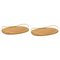 Touché Bois Trays in Ash Wood by Mason Editions, Set of 2 1