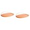 Cotto Touché D Trays by Mason Editions, Set of 2 1