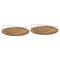 Touché Bois Canaletto Trays by Mason Editions, Set of 2 1