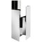 Polished White Nickel Fugit Vase by Mason Editions 1