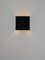 Black Clue Square Wall Lamp by Santa & Cole 3