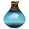 Small Blue Green Pisara Stacking Vase by Pia Wüstenberg, Image 1