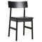 Pause Black Dining Chair 2.0 with Leather Seat by Kasper Nyman, Image 1