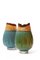Vase Ocean Frida with Cuts Empilable par Pia Wüstenberg 2