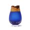 Iris Blue Frida with Fine Cuts Stacking Vase by Pia Wüstenberg 5
