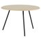 Tavolino da caffè Soround 75 in laminato Fenix beige di Nur Design, Immagine 1