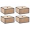 20 Boxen aus Eiche by Lassen, 4 . Set 1