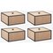 Oak Frame 20 Boxes by Lassen, Set of 4, Image 2