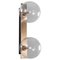 Oslo Dual Brass Wall Sconce by Schwung, Image 1