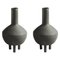 Dark Grey Duck Vase by 101 Copenhagen, Set of 2 1