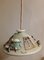 Vintage Handmade Ceiling Lamp in Colored Figurative Ceramic, 1990 4