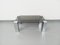 Vintage Italian Coffee Table in Smoked Glass and Chromed Metal, 1970s 5