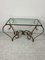 Wrought Iron Coffee Table and Glass Top, Italy, 1980s, Image 11