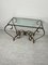 Wrought Iron Coffee Table and Glass Top, Italy, 1980s 10