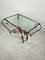 Wrought Iron Coffee Table and Glass Top, Italy, 1980s 8