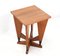 Art Deco Modernist Oak Side Table by P.E.L. Izeren for De Genneper Molen, 1920s, Image 2