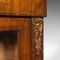 Antique English Regency Pier Cabinet in Walnut with Boxwood Inlay 8