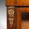 Antiker englischer Regency Pier Schrank aus Nussholz mit Buchsbaum Intarsie 7