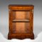 Antique English Regency Pier Cabinet in Walnut with Boxwood Inlay 1