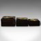 Japanese Art Deco Lacquered Nesting Storage Boxes, 1940s, Set of 3 4