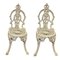 Antique French Victorian Style Iron Chairs, Set of 2, Image 1