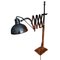 Mid-Century Industrial Table Lamp with Scissors Extension, Image 2