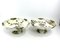 19th Century Italian Majolica Centerpieces from Cantagalli, Set of 2 2