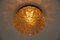 Amber Bubble Glass Flush Mount by Helena Tynell, Germany, 1960s, Image 6