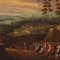 Landschaft mit Wanderern, 1750, Öl auf Leinwand, Gerahmt 4