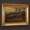 Landscape with Wayfarers, 1750, Oil on Canvas, Framed 7