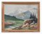 Henry Marko, Alpine View, 1890s, Oil on Canvas, Framed 1