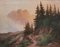 Henry Marko, Alpine View, 1890s, Oil on Canvas, Framed, Image 6