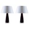 Mid-Century Swedish Table Lamps by Carl Fagerlund for Orrefors, 1960s, Set of 2 1