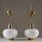 Swedish Pendants in Brass by Hans Bergström for Ateljé Lyktan, 1950s, Set of 2 3