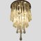 Ceiling Light with Murano Glass Drops, 1960s 1