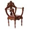 Carved Walnut Chair, 19th Century, Image 3