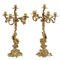 Candélabres en Bronze Doré, 19ème Siècle, Set de 2 2