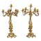 Candélabres en Bronze Doré, 19ème Siècle, Set de 2 3