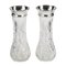 Crystal Vases with Silver Trims, Russia, 1908-1920, Set of 2 2