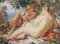 Fernand Albert Renault, Verliebtes Paar unter dem Blätterdach der Bäume, Gemälde, gerahmt 2